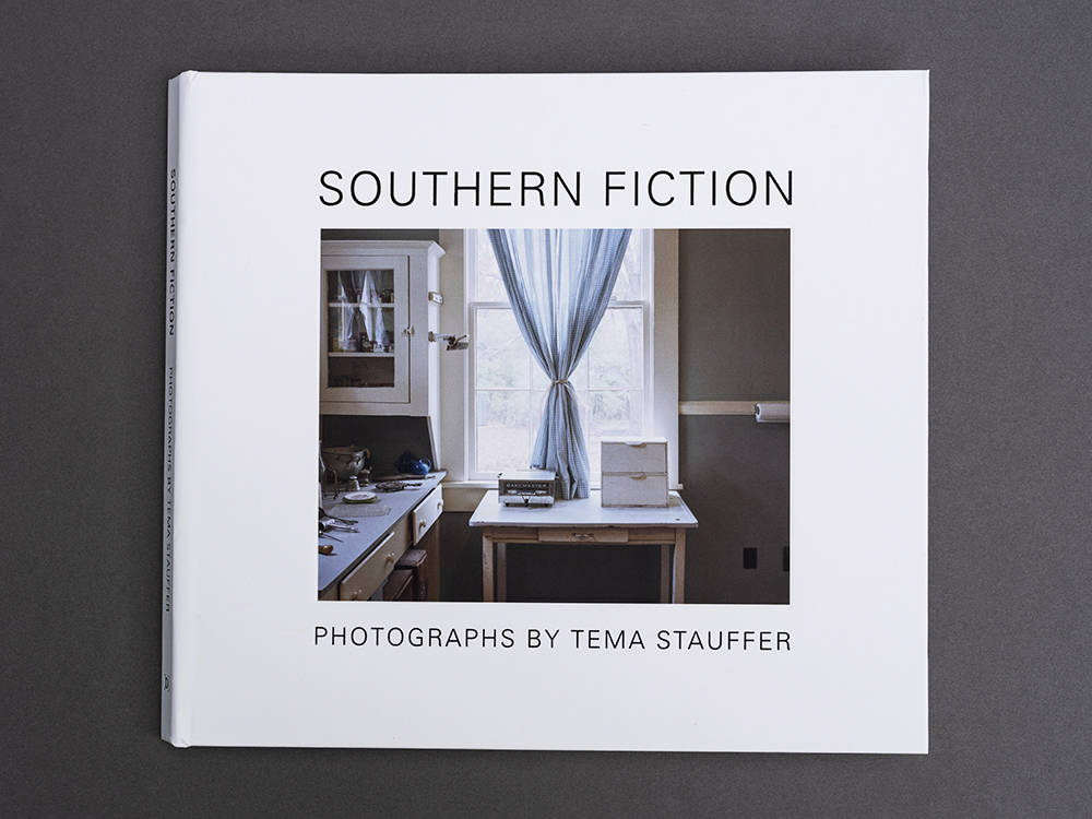 Cover of Tema Stauffer's photography book Southern Fiction featuring photograph of William Faukner's kitchen window
