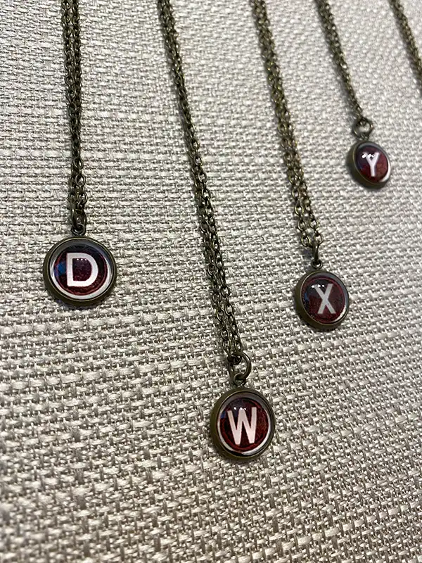 Typewriter Necklace